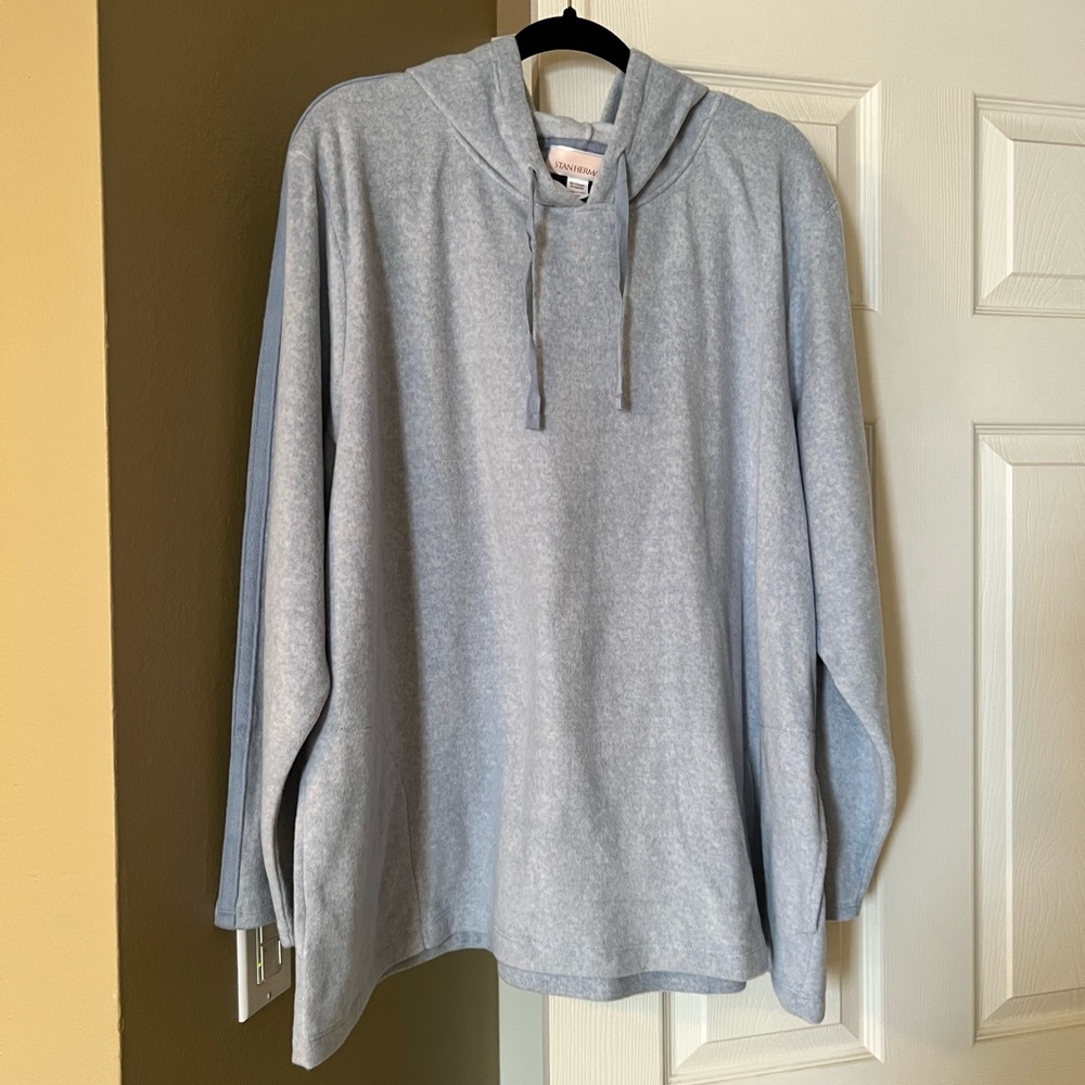 Stan Herman pull over fleece hoodie 2x